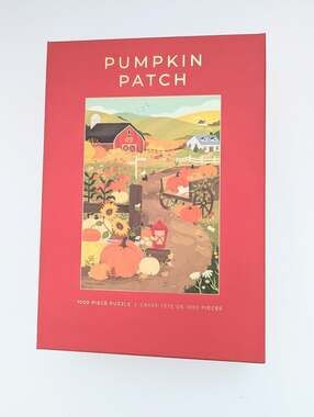 NEW IN BOX Hobbry "Pumpkin Patch" 1000-Piece Puzzle
